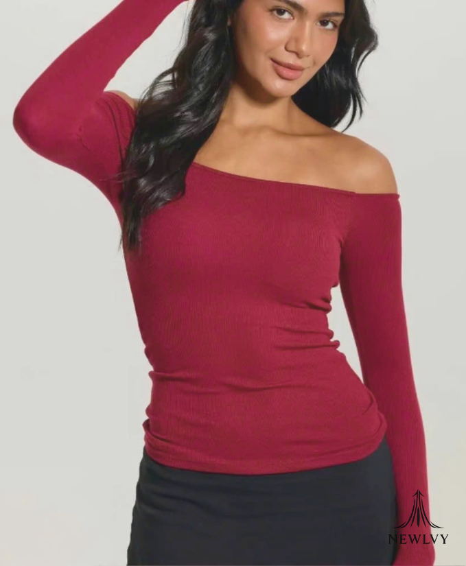 NewIvy Off-Shoulder Braless Top