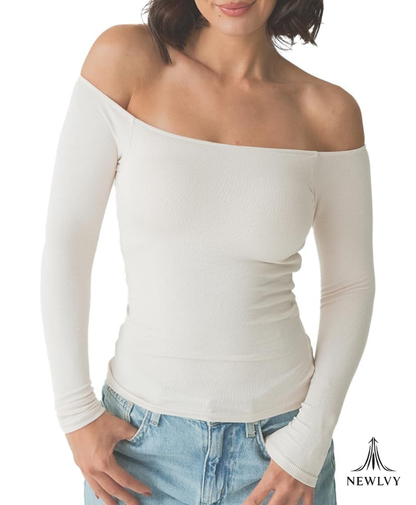 NewIvy Off-Shoulder Braless Top